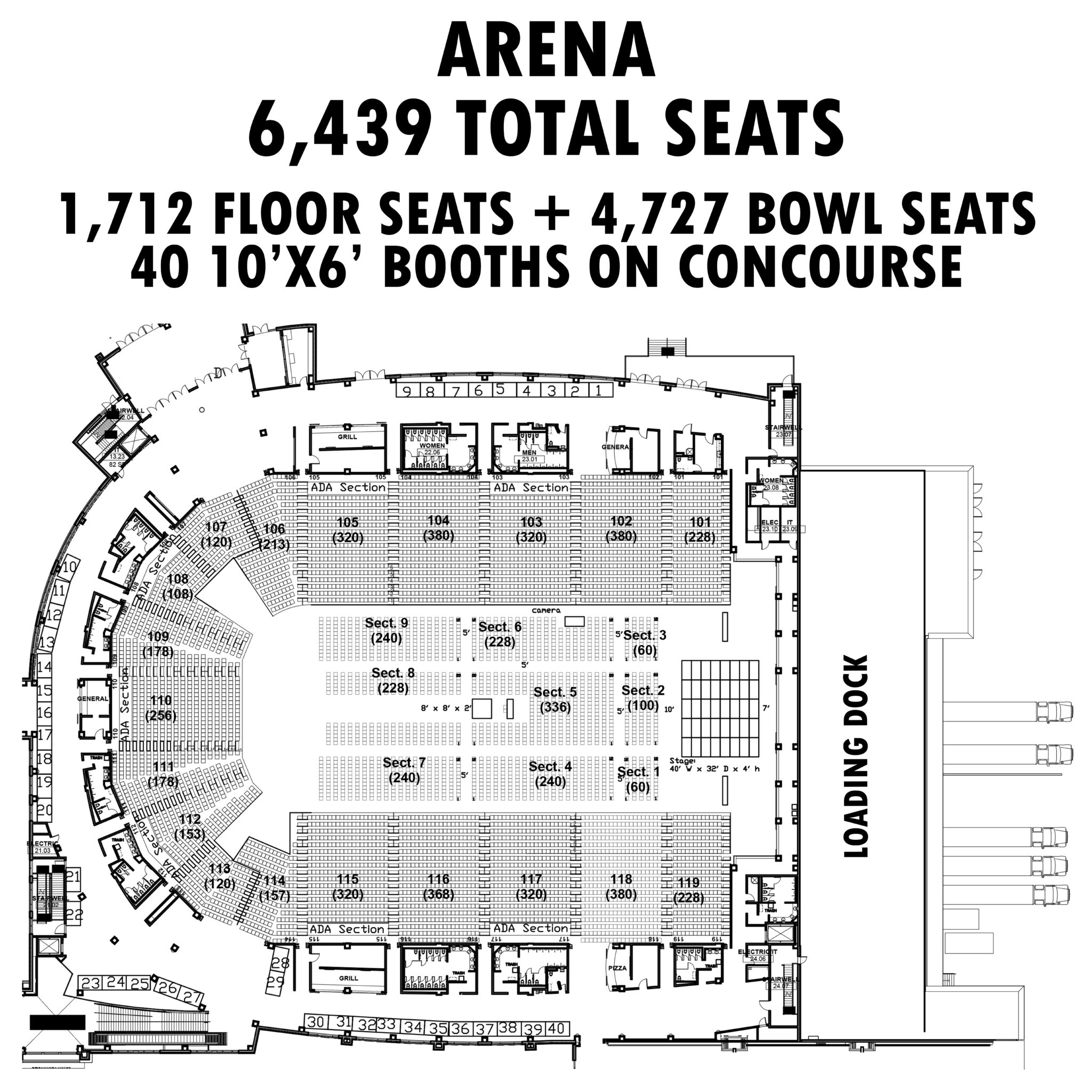 Venue Layout Cross Insurance Center