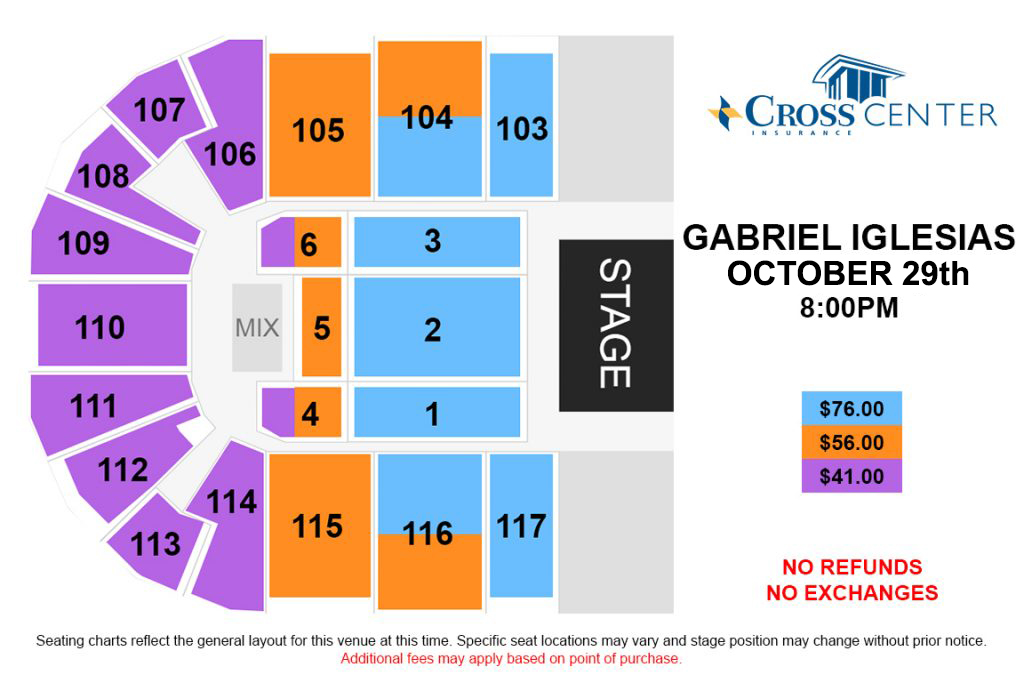 Gabriel Fluffy Iglesias Cross Insurance Center